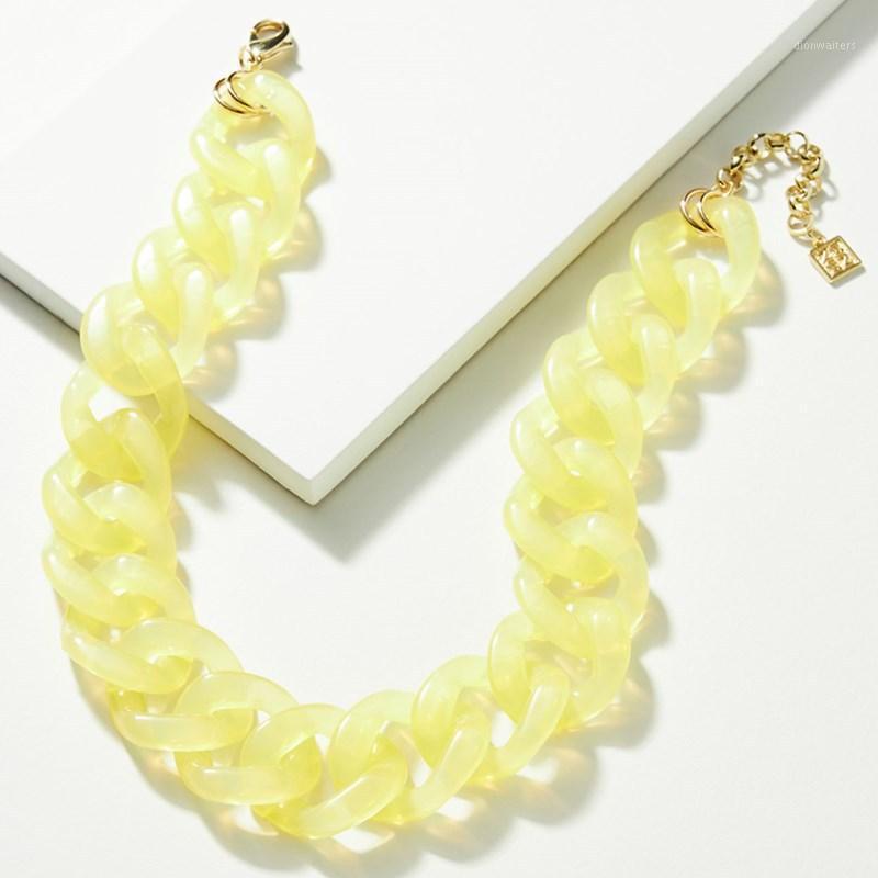 ZiccoWong Acrylic Transparent Chain Necklace For Women Girl Resin Colorful Long Choker Pendant Summer Jewelry Chains
ZiccoWong Acrylic Transparent Chain Necklace For Women Girl Resin Colorful Long Choker Pendant Summer Jewelry Chains
