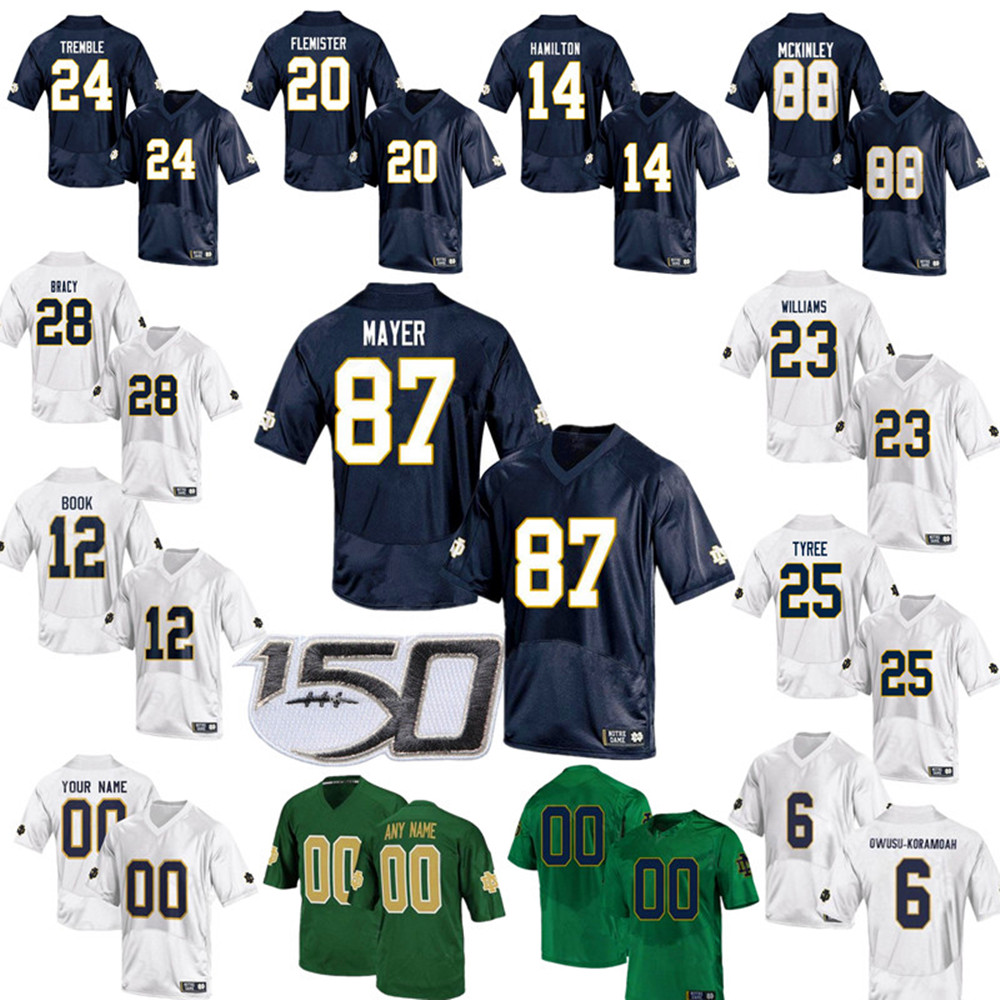 NCAA Notre Dame Fighting Irish College Football 87 Michael Mayer Jerseys 23 Golden Tate 12 Ian Book 6 Owusu-Koramoah 28 tariq Bracy Joe Montana White Jersey Custom Wear, Color 4
NCAA Notre Dame Fighting Irish College Football 87 Michael Mayer Jerseys 23 Golden Tate 12 Ian Book 6 Owusu-Koramoah 28 tariq Bracy Joe Montana White Jersey Custom Wear, Color 4