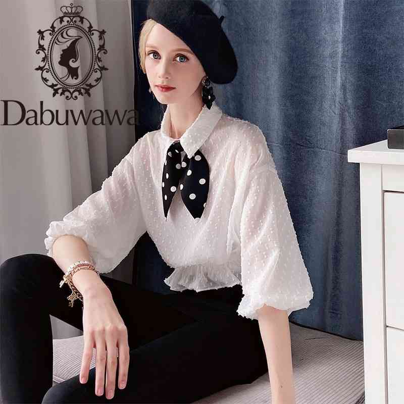 Dabuwawa Sweet Bow Chiffon Two Pieces Blouse Women Turn-down Collar Lantern Sleeve Blouses Shirts Tops Office Lady DT1CCF002 210520, White
Dabuwawa Sweet Bow Chiffon Two Pieces Blouse Women Turn-down Collar Lantern Sleeve Blouses Shirts Tops Office Lady DT1CCF002 210520, White