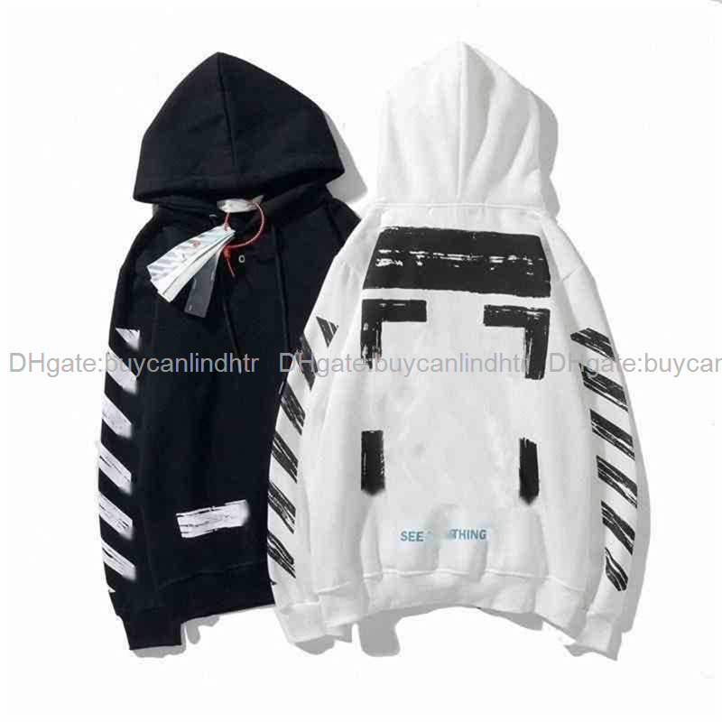 Autumn Winter Swearshirt Brands Off Arrow Print Black and White Hooded Loose Pullover Luxury Men's Women's Ing x Hoodies 9rf2
Autumn Winter Swearshirt Brands Off Arrow Print Black and White Hooded Loose Pullover Luxury Men's Women's Ing x Hoodies 9rf2