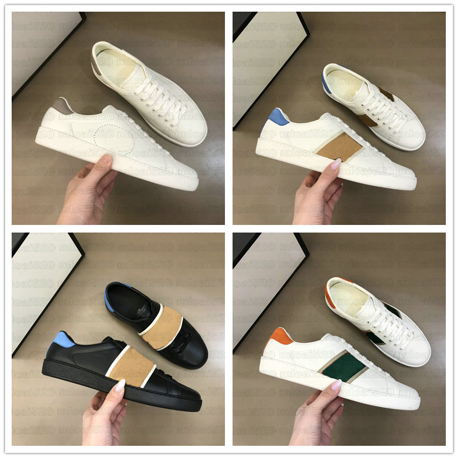 White Leather Ace Embroidered Shoes Webbing-trimmed Sneakers Low Top Luxurys Designer Trainers Men Women Web strip interlocking Logo Casual Shoe, Black
White Leather Ace Embroidered Shoes Webbing-trimmed Sneakers Low Top Luxurys Designer Trainers Men Women Web strip interlocking Logo Casual Shoe, Black