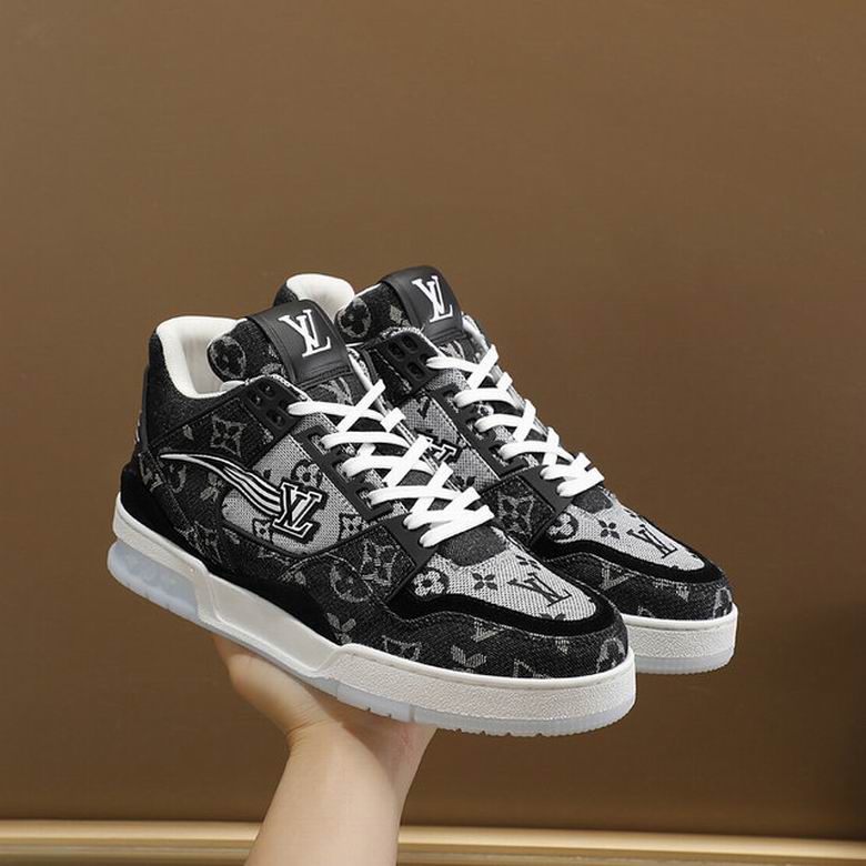 New Arrival Luxury Brand Louis Vuitton Sneakers Casual Shoes LV Designer Sneaker Floral Brocade Genuine Leather Men Women Loui Vuittons Shoe, Black
New Arrival Luxury Brand Louis Vuitton Sneakers Casual Shoes LV Designer Sneaker Floral Brocade Genuine Leather Men Women Loui Vuittons Shoe, Black