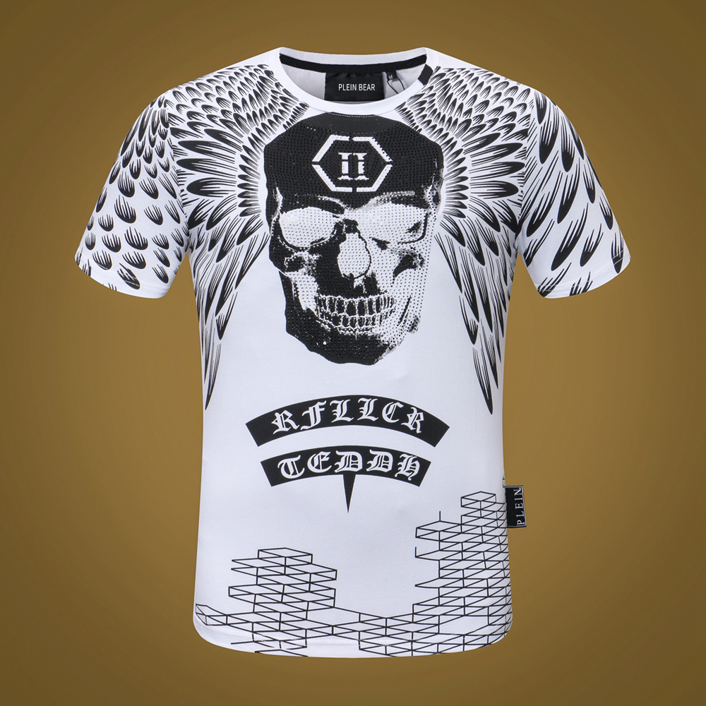 PLEIN BEAR T SHIRT Mens Designer Tshirts Brand Clothing Rhinestone Skull Men T-shirts Classical High Quality Hip Hop Streetwear Tshirt Casual Top Tees PB 11401, White
PLEIN BEAR T SHIRT Mens Designer Tshirts Brand Clothing Rhinestone Skull Men T-shirts Classical High Quality Hip Hop Streetwear Tshirt Casual Top Tees PB 11401, White
