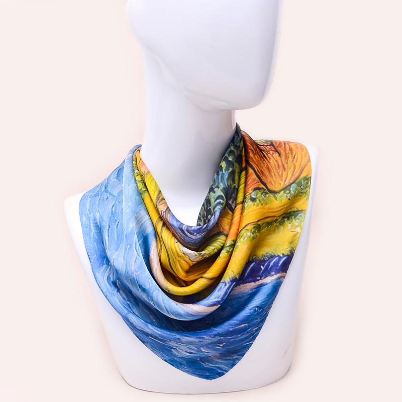 Scarves Fashion Silk Headband Square Bandana Hair Scarf For Women Luxury Print Satin Hijab Female 70*70cm Ladies
Scarves Fashion Silk Headband Square Bandana Hair Scarf For Women Luxury Print Satin Hijab Female 70*70cm Ladies