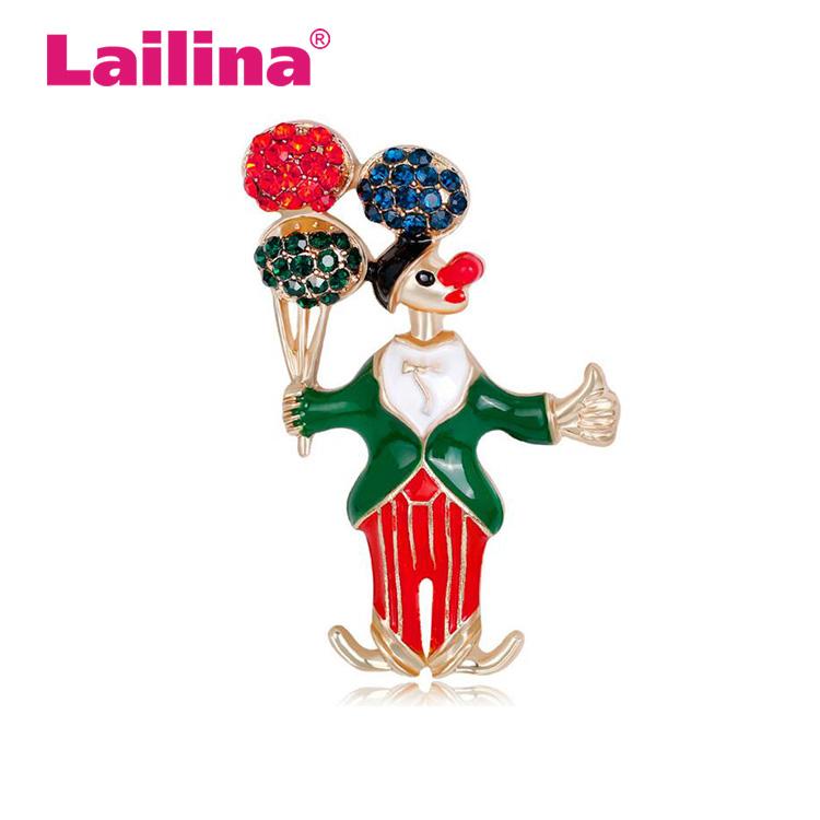 Pins, Brooches Rhinestone Brooch Pin Enamel Circus Clown Crystal Bag Accessories Garment Badge Bijoux Women Party, Gray
Pins, Brooches Rhinestone Brooch Pin Enamel Circus Clown Crystal Bag Accessories Garment Badge Bijoux Women Party, Gray
