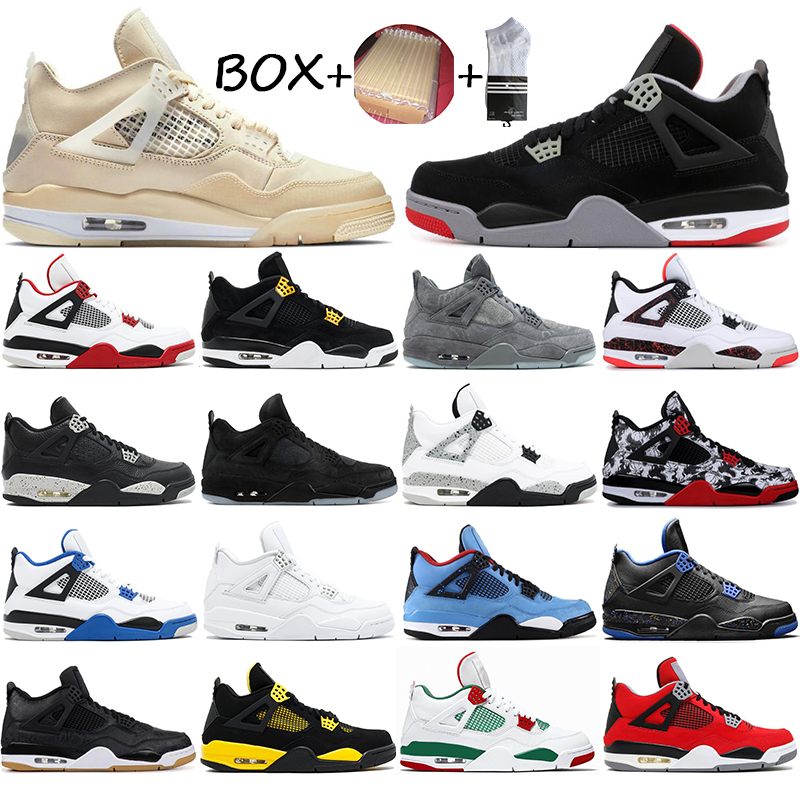 with box Basketball Shoes 4S SAIL tattoo BRED BLACK CAT RAPTOR Jumpman 4 WHITE TORO BRAVO trainers Travis scotts Men sports sneakers size 36-47, #19 mushroom 36-47
with box Basketball Shoes 4S SAIL tattoo BRED BLACK CAT RAPTOR Jumpman 4 WHITE TORO BRAVO trainers Travis scotts Men sports sneakers size 36-47, #19 mushroom 36-47