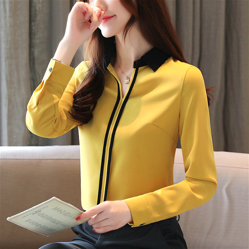 Blusas mujer de moda 2021 womens tops and blouses ladies tops for women shirt long sleeve solid chiffon blouse white V-Neck 0183, Red
Blusas mujer de moda 2021 womens tops and blouses ladies tops for women shirt long sleeve solid chiffon blouse white V-Neck 0183, Red
