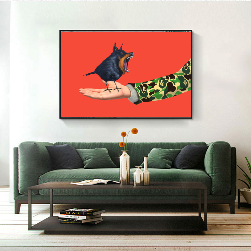 Bird In Hand Posters and Prints Canvas Painting Wall Art For Living Room Wall Pictures Classical Home Decor