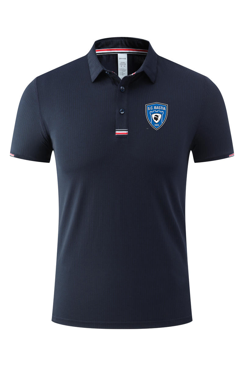 SC Bastia Men's Polo Summer Soft Fashion Design Comfortable Fast-dry Adult Soccer T shirt Short Sport Clothes, No2
SC Bastia Men's Polo Summer Soft Fashion Design Comfortable Fast-dry Adult Soccer T shirt Short Sport Clothes, No2