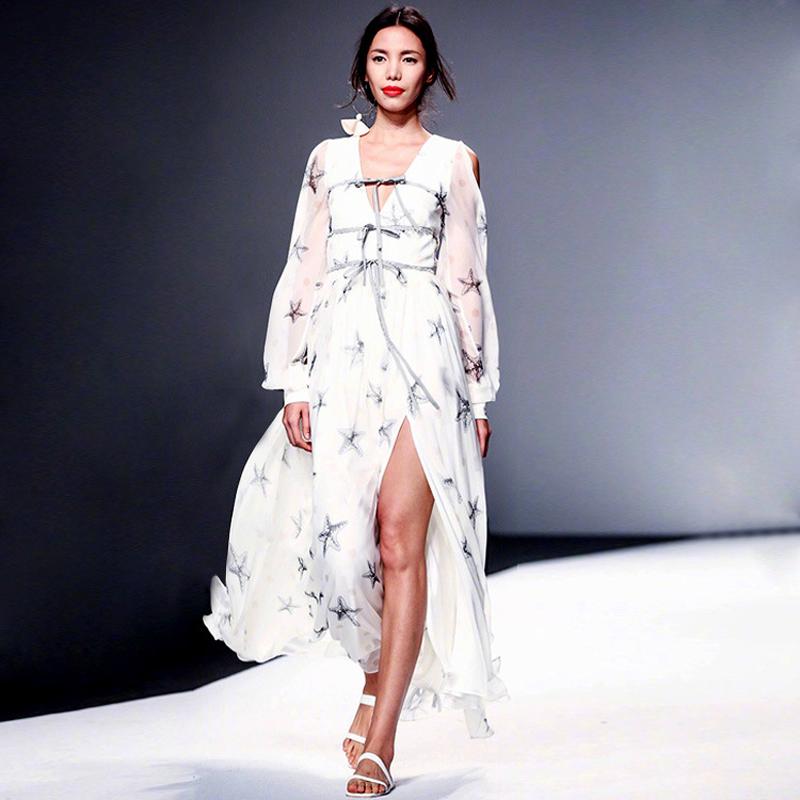 Casual Dresses High Quality Summer And Autumn 2021 Fashion Starfish Print V-neck Tie Bow Split Woman Dress, Model color
Casual Dresses High Quality Summer And Autumn 2021 Fashion Starfish Print V-neck Tie Bow Split Woman Dress, Model color