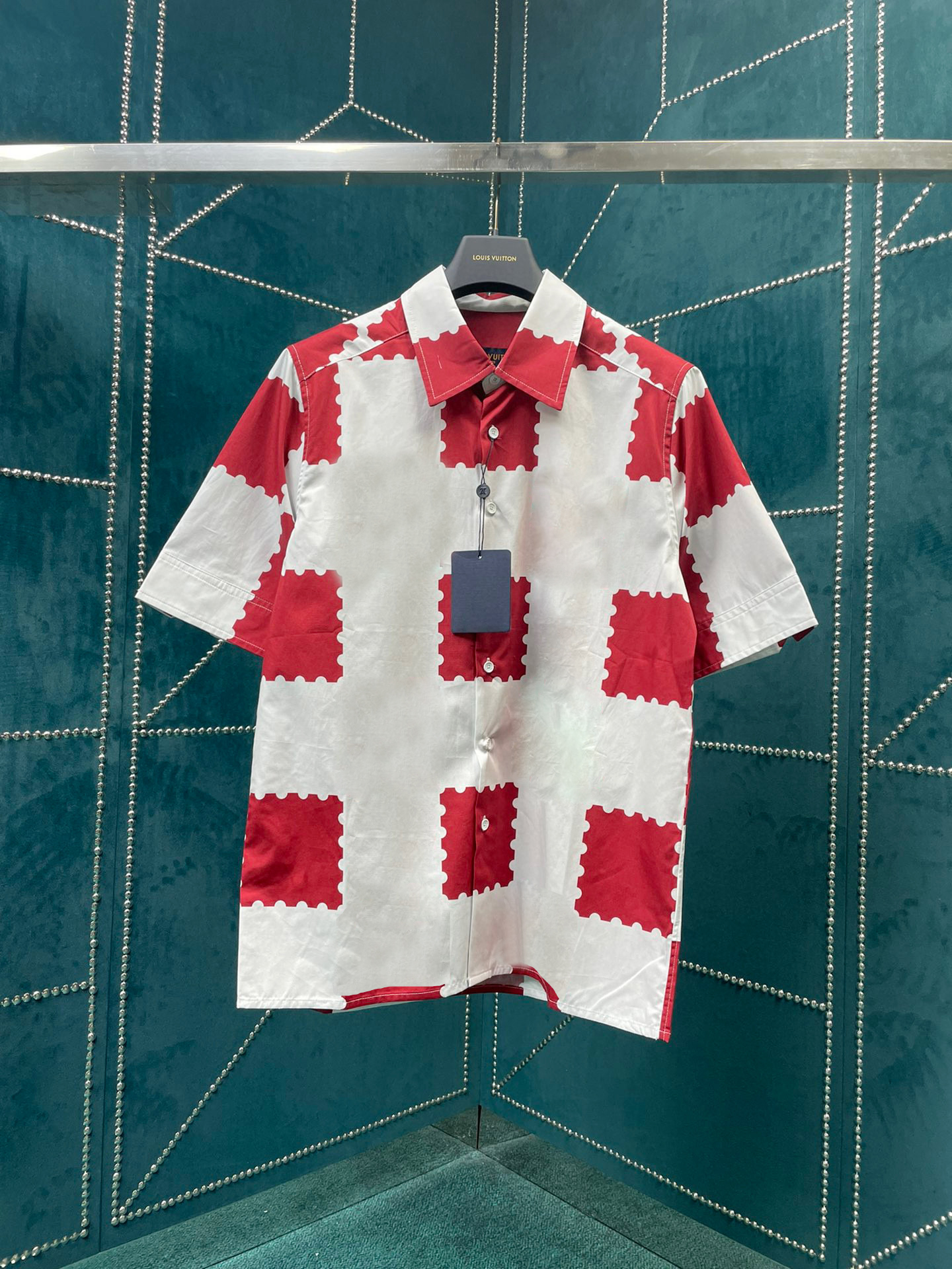 1A9GS0 7A Summer Mens Designers Damier Check Shirt Casual Man Womens Loose With Letters Print Short Sleeves luxury Fashion Men Shirts 2 Colour tops women Shirts, No pay
1A9GS0 7A Summer Mens Designers Damier Check Shirt Casual Man Womens Loose With Letters Print Short Sleeves luxury Fashion Men Shirts 2 Colour tops women Shirts, No pay