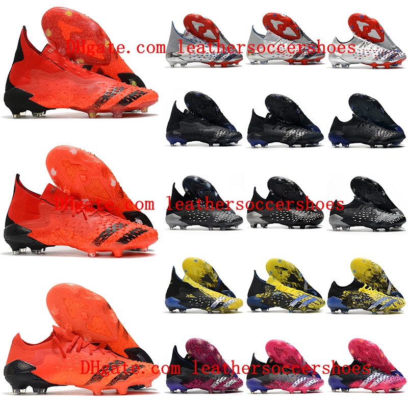 2021 Mens Soccer Shoes PREDATOR FREAK + FG Freak.1 high ankle LOW Cleats Firm Ground Football Boots, White;red
2021 Mens Soccer Shoes PREDATOR FREAK + FG Freak.1 high ankle LOW Cleats Firm Ground Football Boots, White;red