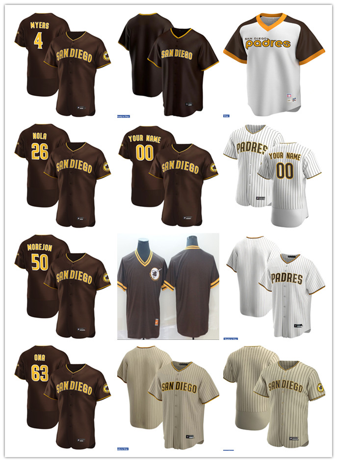 Men Women Youth San Diego Padres 50 Adrian Morejon 4 Wil Myers 26 Austin Nola 63 Jorge Ona Custom Baseball Jersey Blank brow, Blue;black
Men Women Youth San Diego Padres 50 Adrian Morejon 4 Wil Myers 26 Austin Nola 63 Jorge Ona Custom Baseball Jersey Blank brow, Blue;black