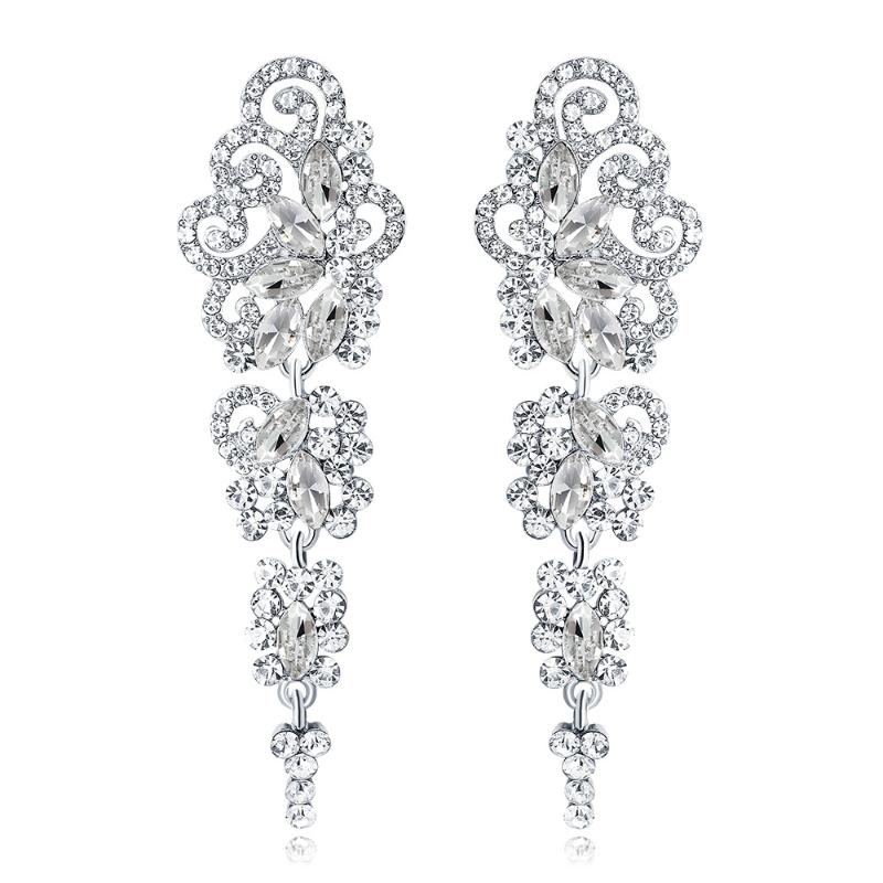 Stud Wholesale Bridal Earrings, All-match High-end Crystal Fashionable Korean Women, Golden;silver
Stud Wholesale Bridal Earrings, All-match High-end Crystal Fashionable Korean Women, Golden;silver