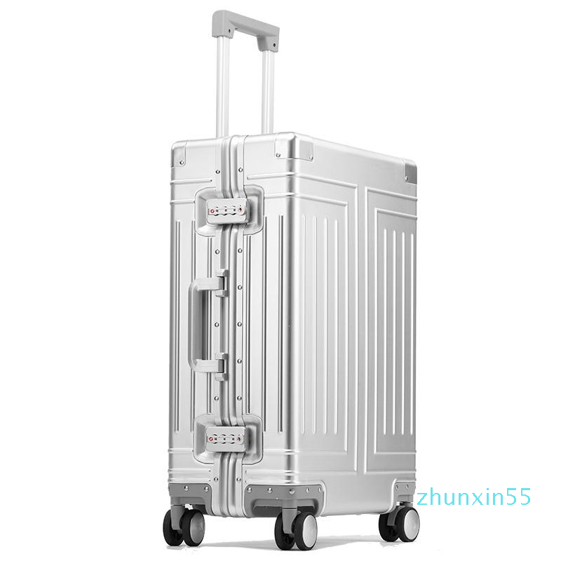 High-grade 100% Aluminum-magnesium Rolling Luggage For Boarding Spinner Travel Suitcase With Wheels Suitcases
High-grade 100% Aluminum-magnesium Rolling Luggage For Boarding Spinner Travel Suitcase With Wheels Suitcases
