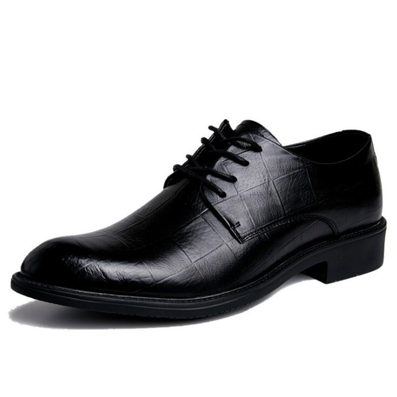 Men's Dress Shoes Men's Fashion Business Dress Shoes Uomini Classic Leather Men's Set