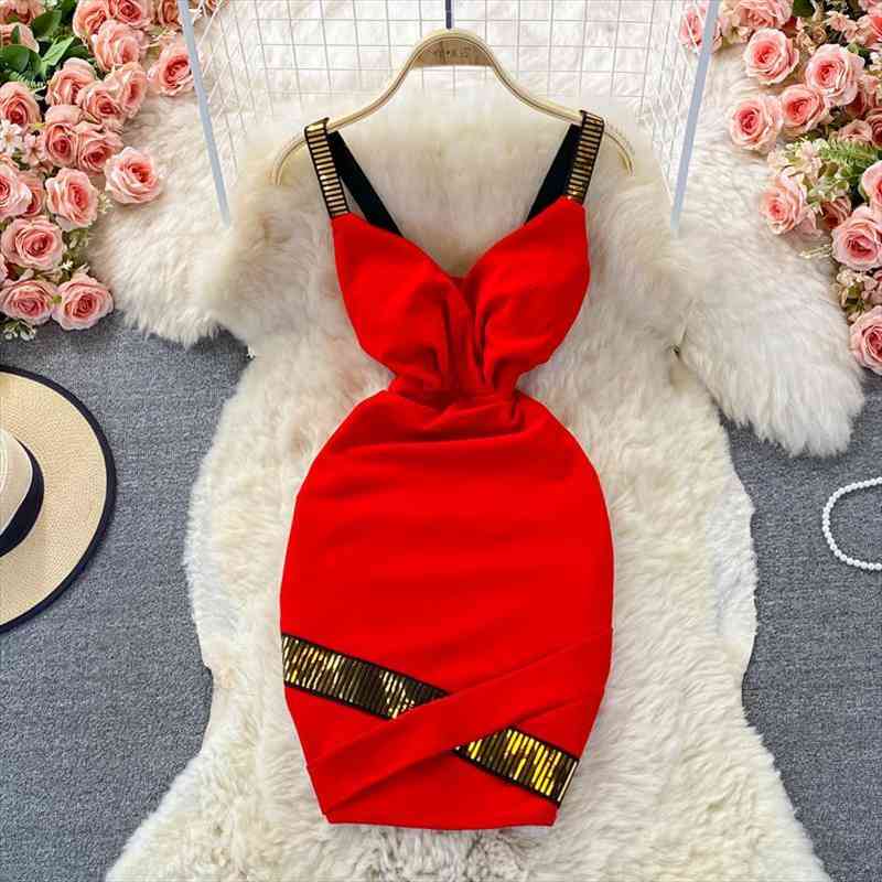 summer bodycon mini v-neck womens dresses spaghetti strap high waist sleeveless glitter party padded slim club outfits, Black;gray
summer bodycon mini v-neck womens dresses spaghetti strap high waist sleeveless glitter party padded slim club outfits, Black;gray