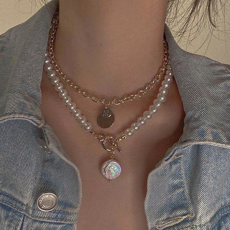 Pendant Necklaces Spring And Summer Ladies Simple Fashion Pearl Necklace Gifts Exquisite Jewelry, Silver
Pendant Necklaces Spring And Summer Ladies Simple Fashion Pearl Necklace Gifts Exquisite Jewelry, Silver