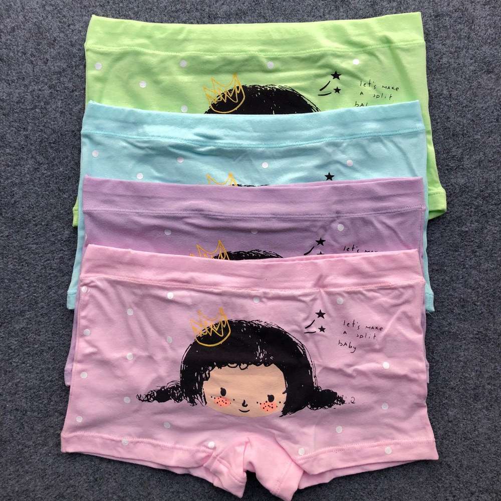 Boxed cotton cartoon printed girl's underwear double bottom crotch pes children's special price, Camo
Boxed cotton cartoon printed girl's underwear double bottom crotch pes children's special price, Camo