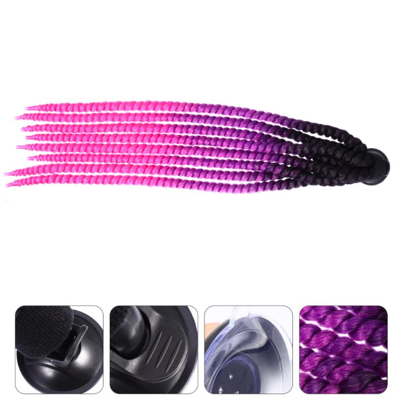 Motorcycle Helmets Motorbike Helmet Decoration Ornament Reusable Braid Wig Decor, Black brown
Motorcycle Helmets Motorbike Helmet Decoration Ornament Reusable Braid Wig Decor, Black brown