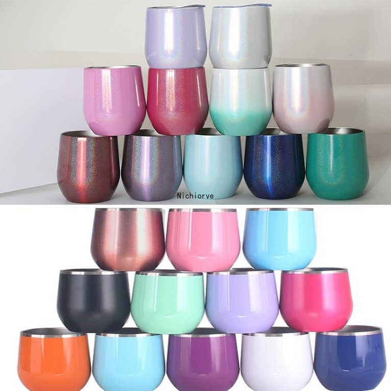 Free DHL Shipping 12oz Wine tumbler Stainless Steel Wine Glasses Egg Cups Colourful Stemless Wine Glasses with Lid Shatterproof Vacuum
Free DHL Shipping 12oz Wine tumbler Stainless Steel Wine Glasses Egg Cups Colourful Stemless Wine Glasses with Lid Shatterproof Vacuum