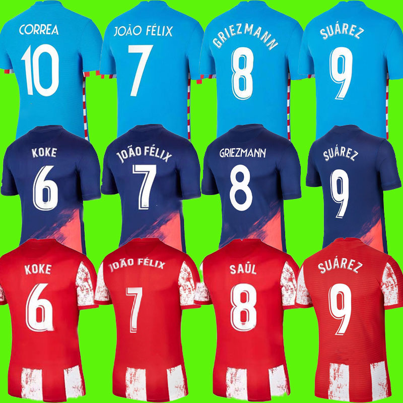 GRIEZMANN Soccer Jerseys 22 23 JOÃO FÉLIX SUAREZ CORREA HERMOSO KOKE CUNHA M.LLORENTE Dembélé LEMAR DEMBELE Men Kids Kits sets 2022 2023 football shirts uniforms enfants, 22 -23 away patch
GRIEZMANN Soccer Jerseys 22 23 JOÃO FÉLIX SUAREZ CORREA HERMOSO KOKE CUNHA M.LLORENTE Dembélé LEMAR DEMBELE Men Kids Kits sets 2022 2023 football shirts uniforms enfants, 22 -23 away patch