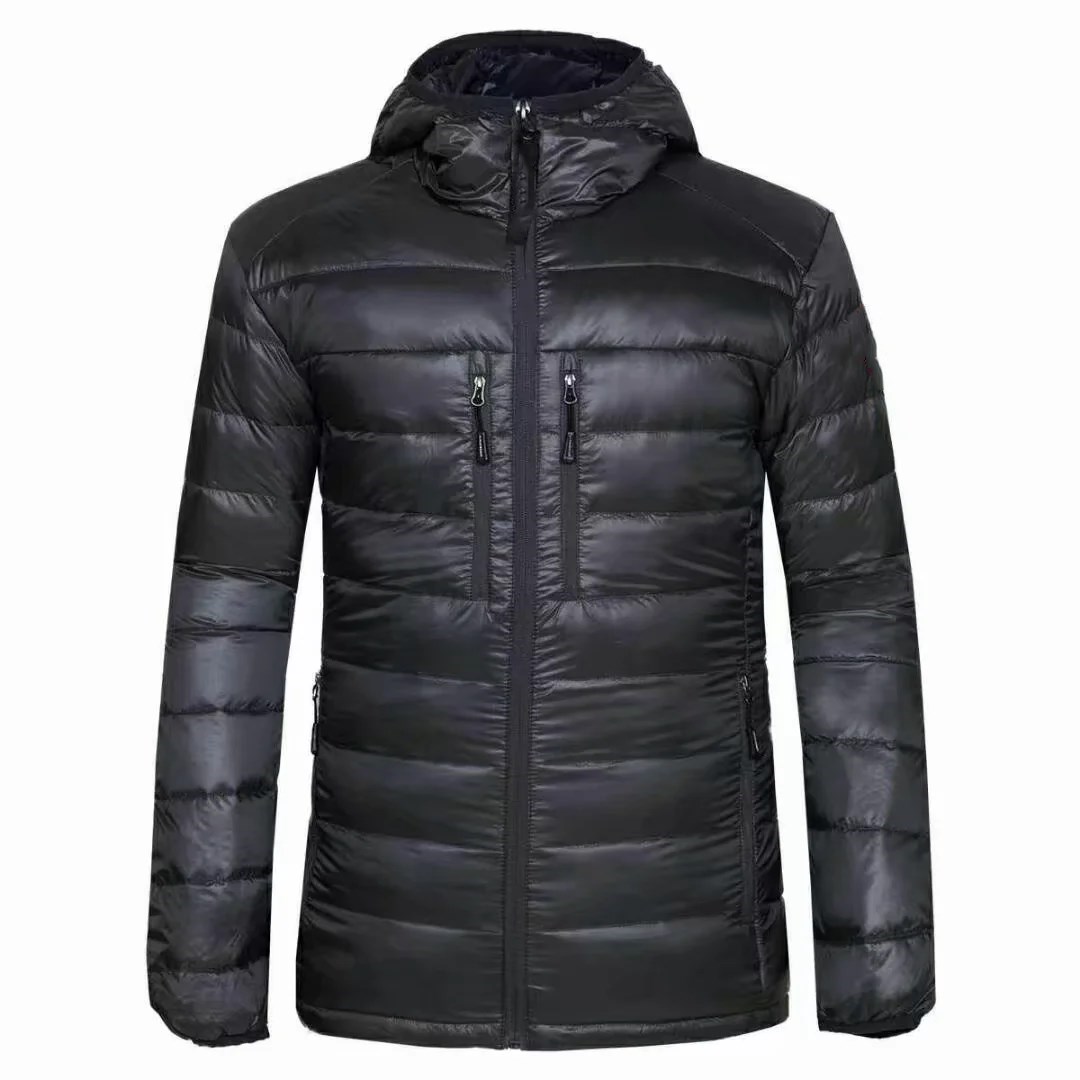 casual brand canada down men downs jacket winter warm coat men's ultralight duck coats male windproof goose parka 200, Black
casual brand canada down men downs jacket winter warm coat men's ultralight duck coats male windproof goose parka 200, Black