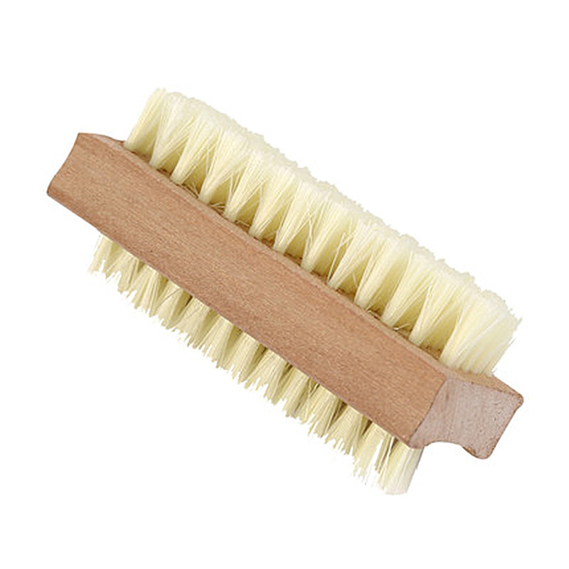 Wooden Massage Brush Two Sided Hand Nails Cleaning Product Compact Delicate Convenient Brushes High Quality Free shipping