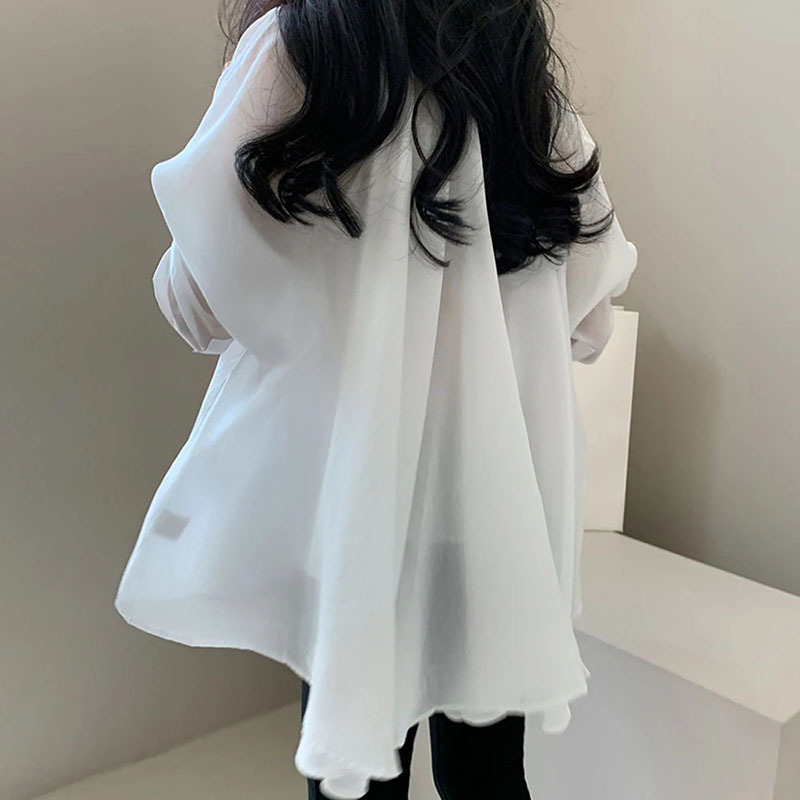 Lucyever Spring Summer Loose Women Shirts White Button Long Sleeves Office Blouse Ladies Casual Turndown Collar Shirt 210521