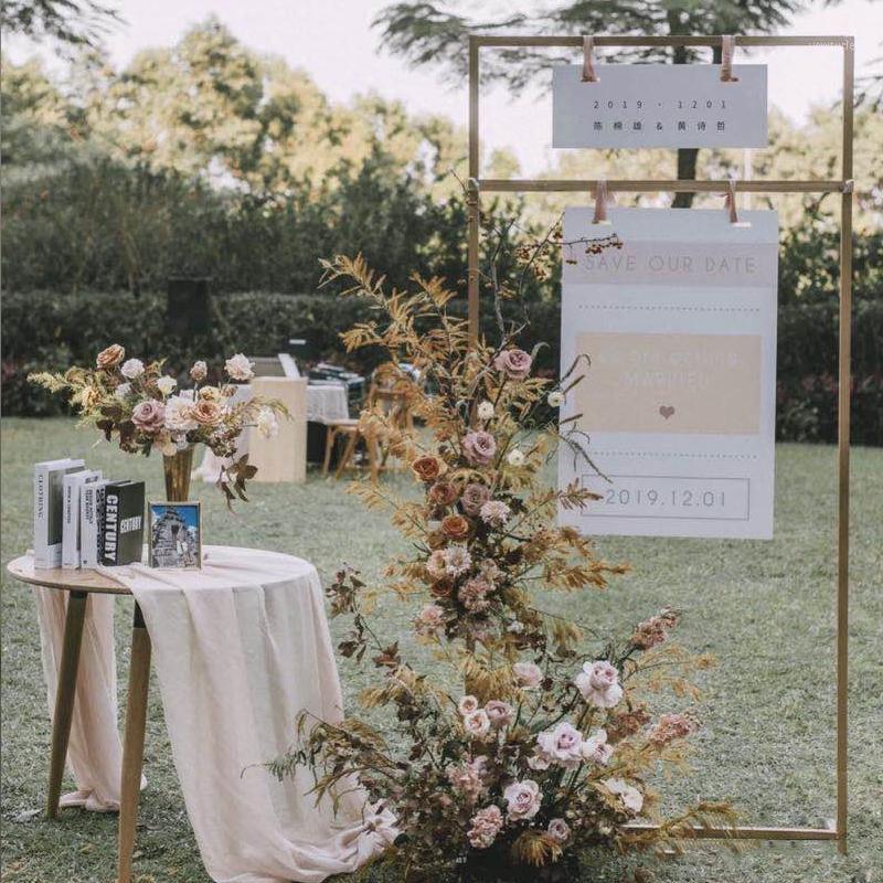 Party Decoration Event Welcome Billboard Rack Shiny Gold Iron Arch Flower Plinth Square Shelf Wedding Reception Area Backdrop Hanging Frame
Party Decoration Event Welcome Billboard Rack Shiny Gold Iron Arch Flower Plinth Square Shelf Wedding Reception Area Backdrop Hanging Frame