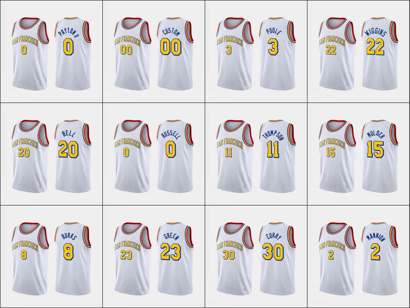 Golden's State's Warriors's Men Klay's Thompson Stephen Curry Draymond Green Andrew Wiggins Custom White Classic Jersey, Black;red
Golden's State's Warriors's Men Klay's Thompson Stephen Curry Draymond Green Andrew Wiggins Custom White Classic Jersey, Black;red