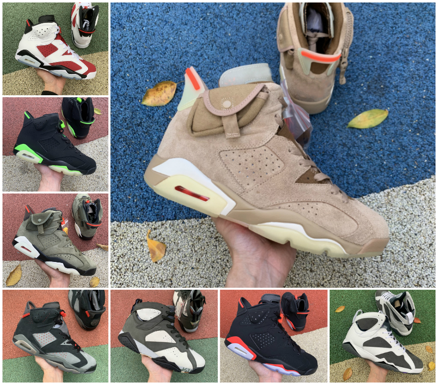 Top Quality Travis British Khaki 6 6s Mens Basketball Shoes Jumpman UNC Gold Hoops Black Infrared Midnight Navy Hare Tech Chrome Electric Green Tinker Sneakers, Bubble package bag
Top Quality Travis British Khaki 6 6s Mens Basketball Shoes Jumpman UNC Gold Hoops Black Infrared Midnight Navy Hare Tech Chrome Electric Green Tinker Sneakers, Bubble package bag