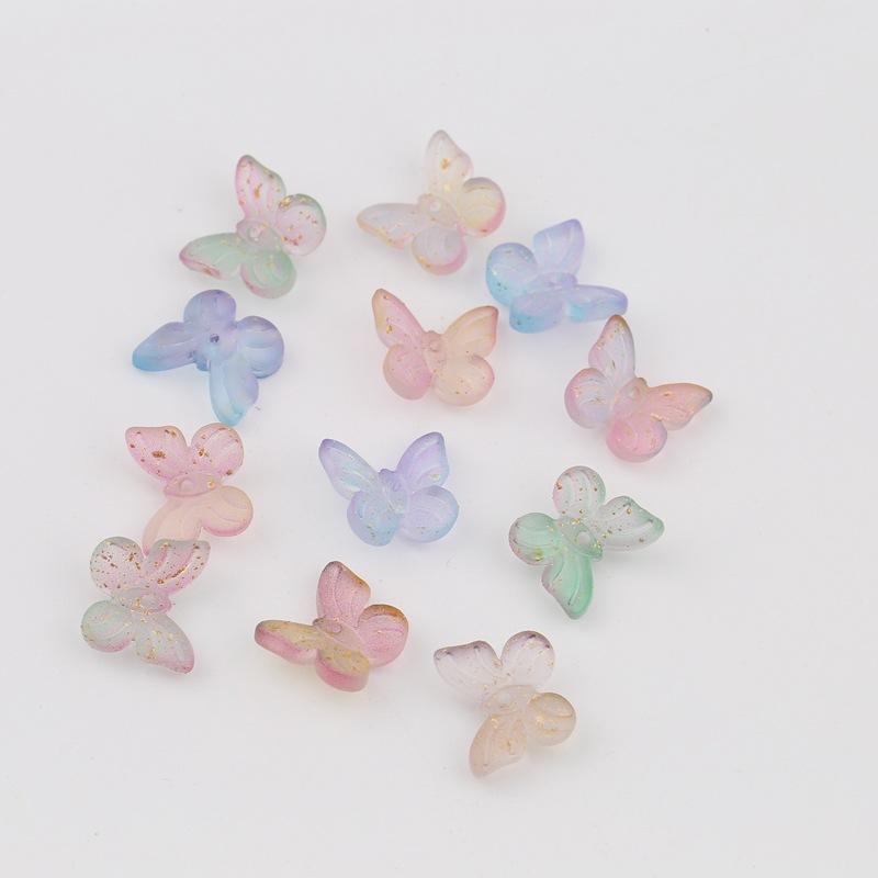 Charms 10 Czech Colored Glaze Butterfly Crystal Glass Cute Sexy Simple Wild Cool Style Jewelry Gift, Bronze;silver
Charms 10 Czech Colored Glaze Butterfly Crystal Glass Cute Sexy Simple Wild Cool Style Jewelry Gift, Bronze;silver