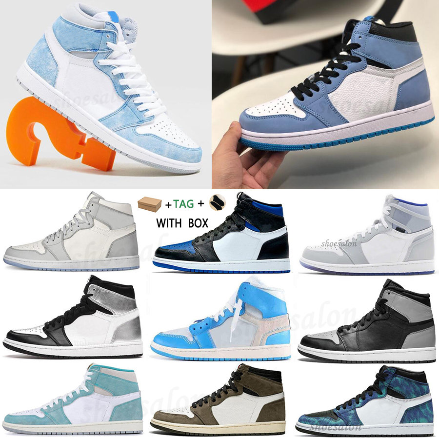 2021 men J Balvin x jumpman 1 high OG University Blue shoes 1s Colores Vibras dye Pine Hyper Royal pink women sneakers Silver Toe Travis trainers Court Purple Sports, Box 
2021 men J Balvin x jumpman 1 high OG University Blue shoes 1s Colores Vibras dye Pine Hyper Royal pink women sneakers Silver Toe Travis trainers Court Purple Sports, Box