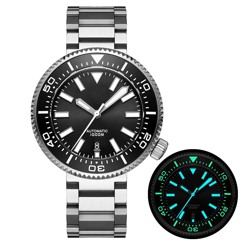 Wristwatches Addies Watch Men Stainless Steel Automatic Mechanical Watches 1000M Waterproof Diver Sapphire Ceramic Bezel Blue Luminous, Nylon-khaki-logo
Wristwatches Addies Watch Men Stainless Steel Automatic Mechanical Watches 1000M Waterproof Diver Sapphire Ceramic Bezel Blue Luminous, Nylon-khaki-logo