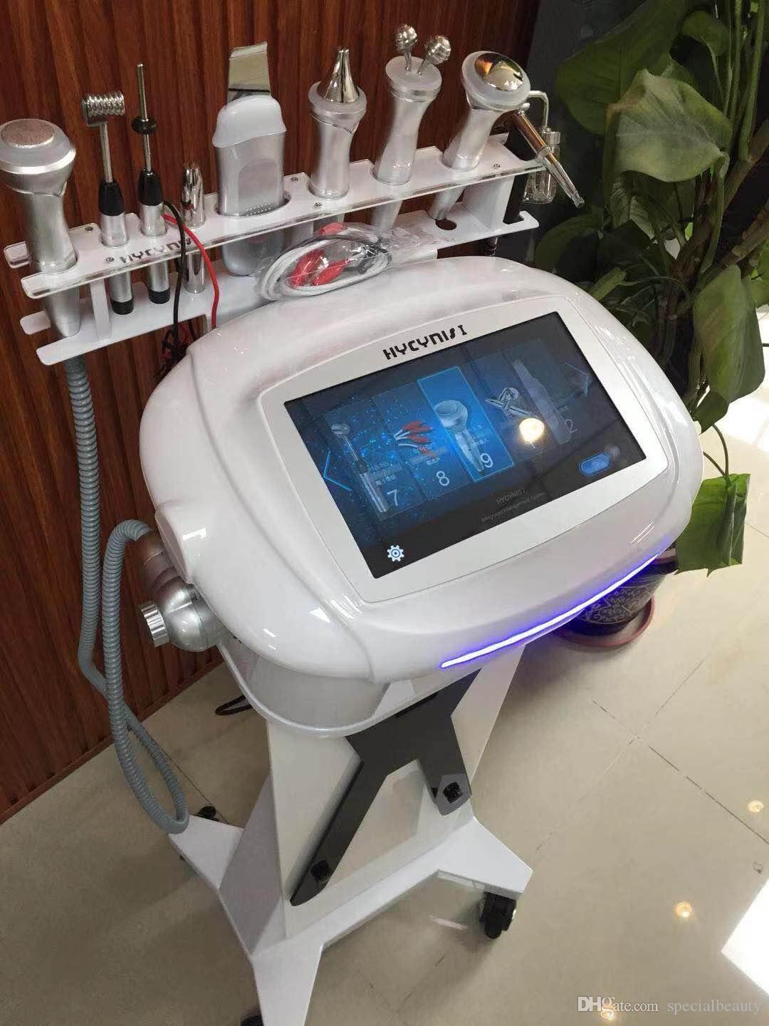 2021Multifunction facial care acne management machine skin tightening oxygen jet Scrubber spa salon