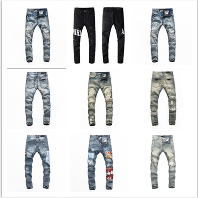 Men's Jeans Amirys Denim Designer Embroidered Pants Fashion Ripped Trousers US Size 28-40 Hip Hop Distressed Zip Trousers, Orange
Men's Jeans Amirys Denim Designer Embroidered Pants Fashion Ripped Trousers US Size 28-40 Hip Hop Distressed Zip Trousers, Orange