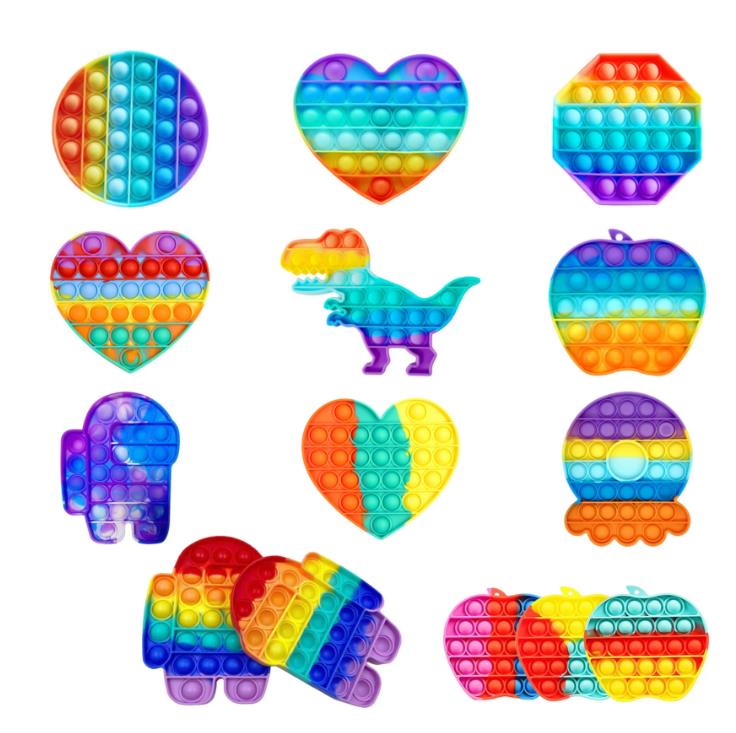 Pop Fidget Reliver Stress Toys Rainbow Push It Bubble Antistress Toys Popit Poppit Sensory Toy To Relieve Autism 
Pop Fidget Reliver Stress Toys Rainbow Push It Bubble Antistress Toys Popit Poppit Sensory Toy To Relieve Autism