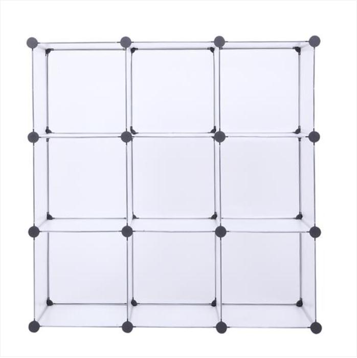 2022 Cube Storage 9-Cube Organizer Shelves DIY Closet Cabinet white Boxes & Bins Organization