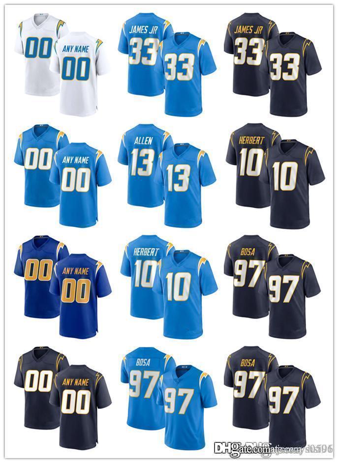custom Men Los Angeles Chargers 13 Keenan Allen 33 Derwin James 97 Joey Bosa 10 Justin Herbert 30 Ekeler Football Jerseys, Black;red
custom Men Los Angeles Chargers 13 Keenan Allen 33 Derwin James 97 Joey Bosa 10 Justin Herbert 30 Ekeler Football Jerseys, Black;red