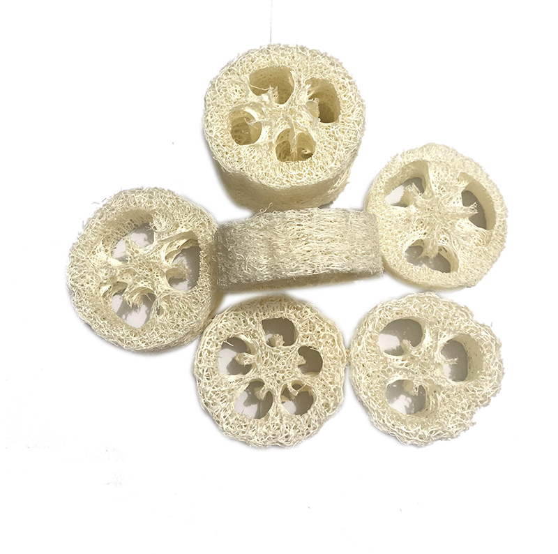 2cm Thick Natural Sponge Loofah Cuts Slices for Soap Making or Dish Holder Best quality