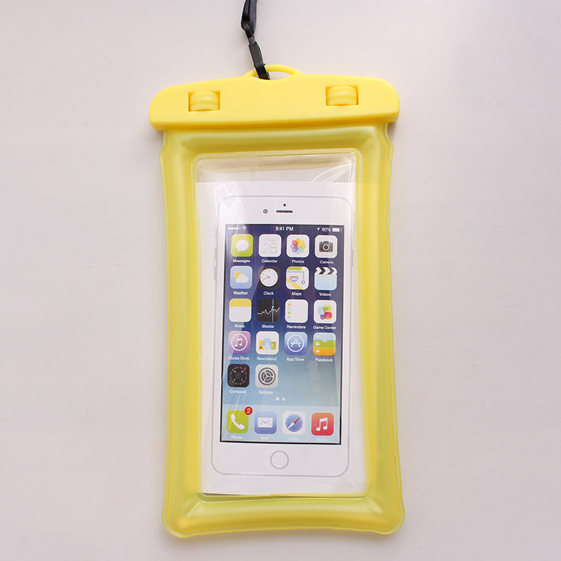 100% Sealed Garden Float Airbag Waterproof Swimming Bag Mobile Phone Case Cover Dry Pouch Universal Diving Drifting Riving Trekking Bags Free shipping