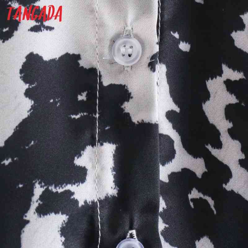Women Loose Animal Print Blouse Long Sleeve Chic Female Casual Shirt Blusas Femininas XN300 210416