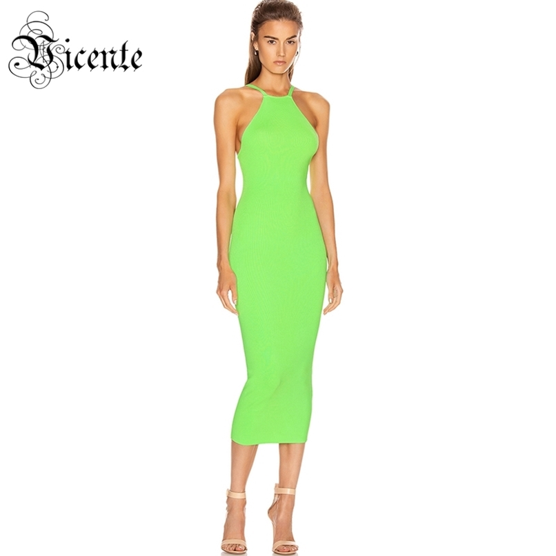Stylish Neon Green Midi Dress Sexy Backless Sleeveless Celebrity Party Club Bandage Slip 210520
Stylish Neon Green Midi Dress Sexy Backless Sleeveless Celebrity Party Club Bandage Slip 210520