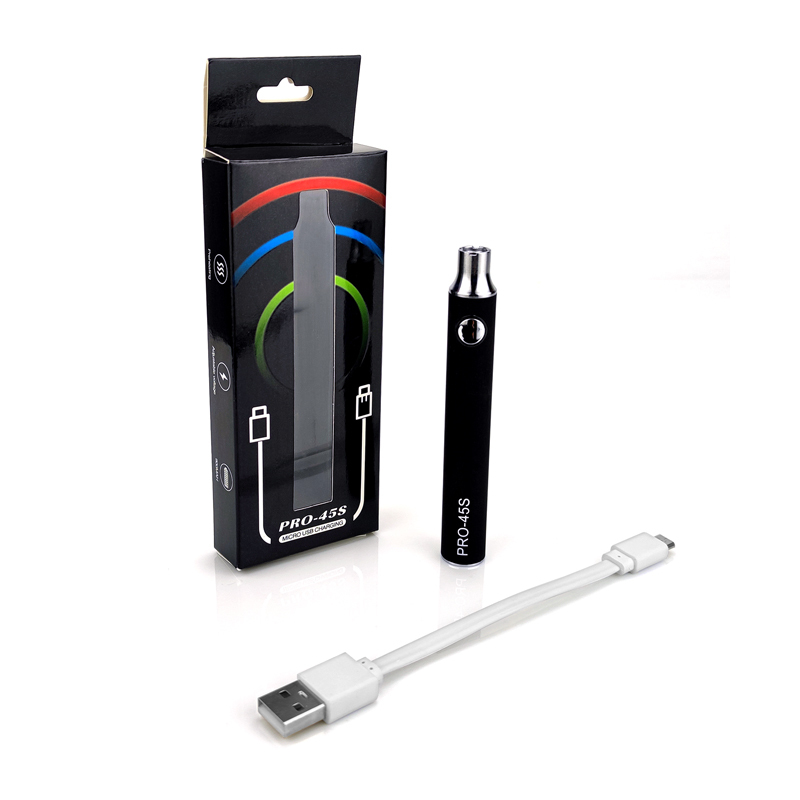 Moq.9set Pro-45s 510 Battery Variable Voltage 45 Seconds Long Time Preheating Vape Pen With USB Charger Fit Thick Oil Vape Cartridges
Moq.9set Pro-45s 510 Battery Variable Voltage 45 Seconds Long Time Preheating Vape Pen With USB Charger Fit Thick Oil Vape Cartridges