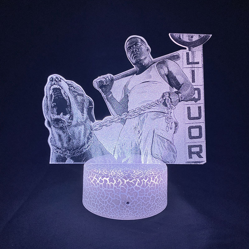 Game 3D Picture Lamp Anime LED Night Light Grand Theft Auto GTA V Color Changing Atmosphere Hotel Room Decoration Game 3D Picture Lamp Anime LED Night Light Grand Theft Auto GTA V Color Changing Atmosphere Hotel Room Decoration