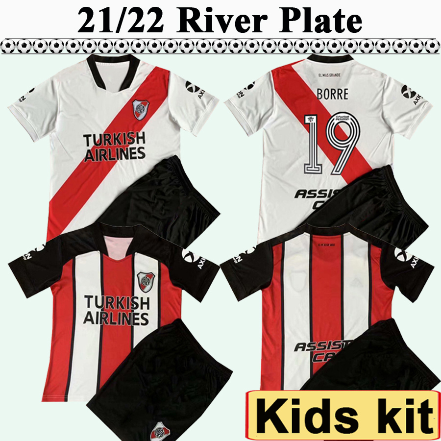 21 22 River Plate PRATTO Kids Kit Soccer Jersey J. ALVAREZ BORRE PINOLA PONZIO Home White 3rd Black Football Shirt Short Sleeve, Tz3365 2122 home no socks
21 22 River Plate PRATTO Kids Kit Soccer Jersey J. ALVAREZ BORRE PINOLA PONZIO Home White 3rd Black Football Shirt Short Sleeve, Tz3365 2122 home no socks