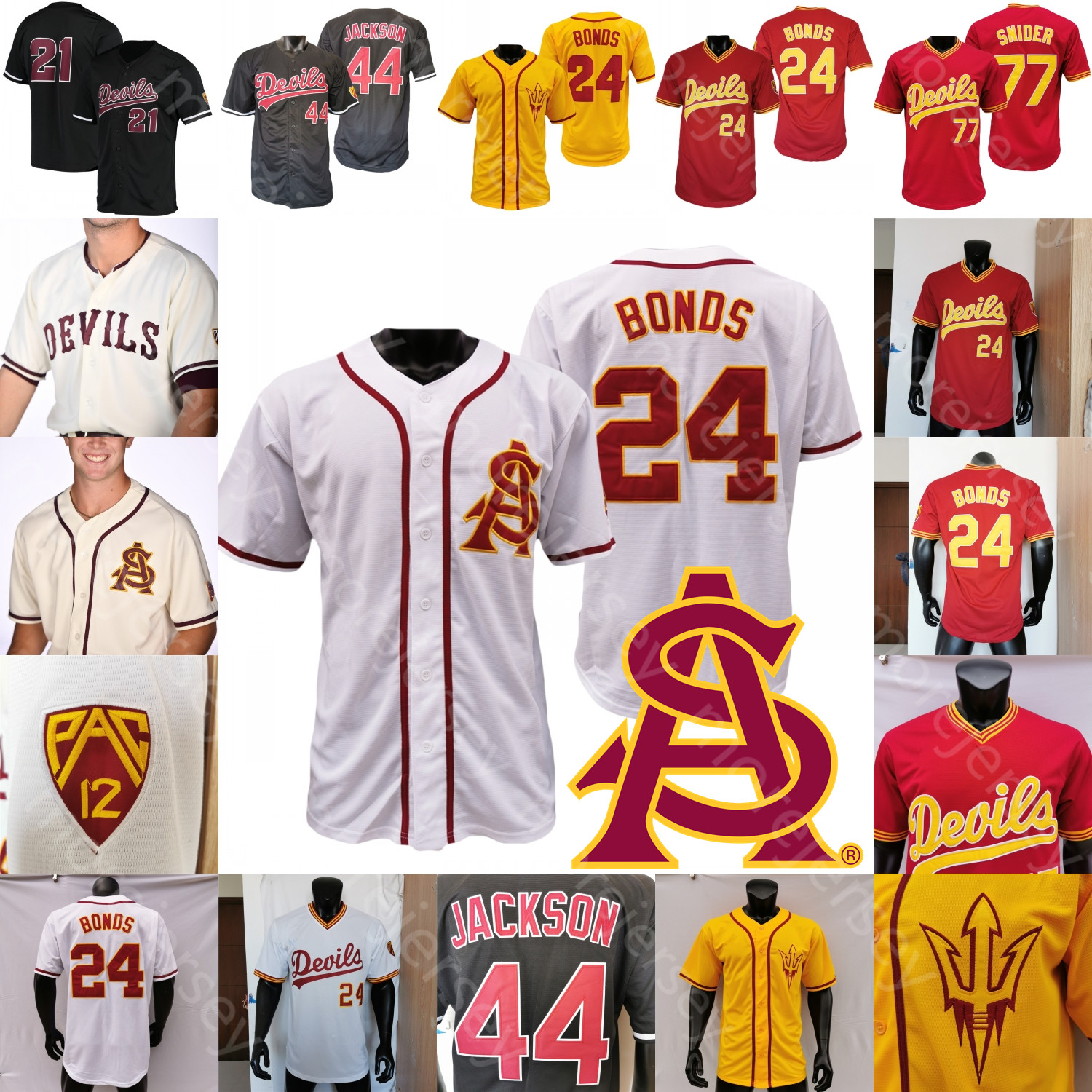ASU Arizona State Baseball Jersey NCAA College Barry Bonds Reggie Jackson Alex Champagne Will Rogers Conor Davis Joe Lampe Adam Tulloch Tyler Meyer Luckham, Cream
ASU Arizona State Baseball Jersey NCAA College Barry Bonds Reggie Jackson Alex Champagne Will Rogers Conor Davis Joe Lampe Adam Tulloch Tyler Meyer Luckham, Cream