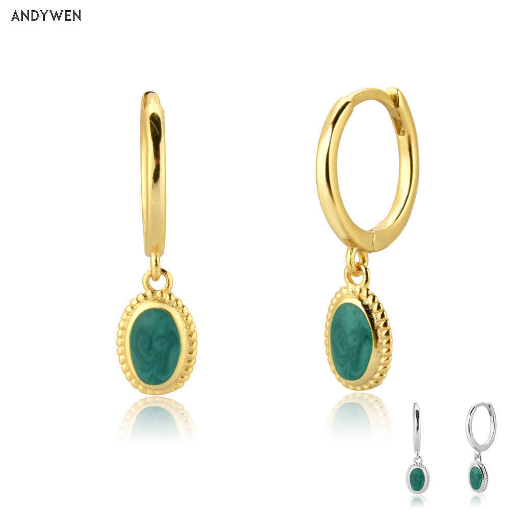 ANDYWEN 925 Sterling Silver Gold Labradorite Green Drop Earring Fine Jewelry Rock Punk Piercing Spain Trend Summer 210608
ANDYWEN 925 Sterling Silver Gold Labradorite Green Drop Earring Fine Jewelry Rock Punk Piercing Spain Trend Summer 210608