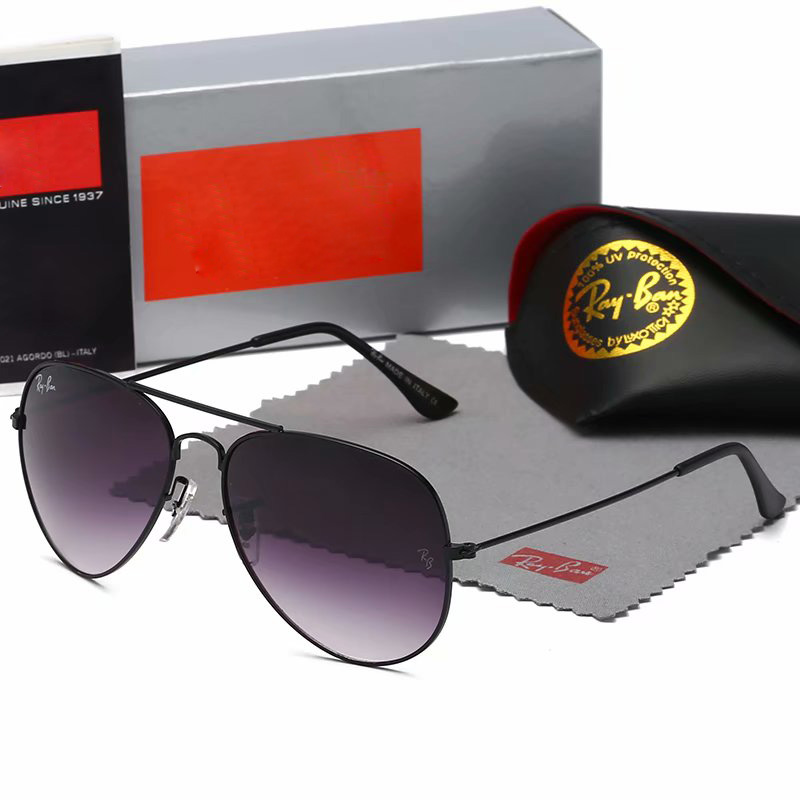 High Quality Ray Men Women Sunglasses Vintage Pilot Aviator Brand Sun Glasses Band UV400 Bans With Box and Case 3025, White;black
High Quality Ray Men Women Sunglasses Vintage Pilot Aviator Brand Sun Glasses Band UV400 Bans With Box and Case 3025, White;black